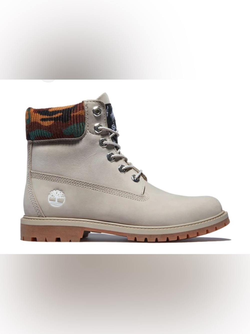Timberland Heritage 6 inch Lace-Up Boot with Multicolor Collar